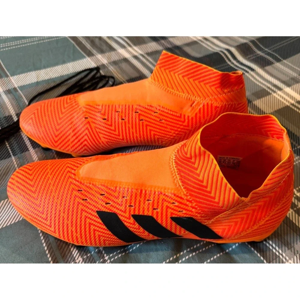 Adidas Nemeziz 18.3 FG Soccer Cleats Men's Size 10 Orange Black DA9590 Excellent